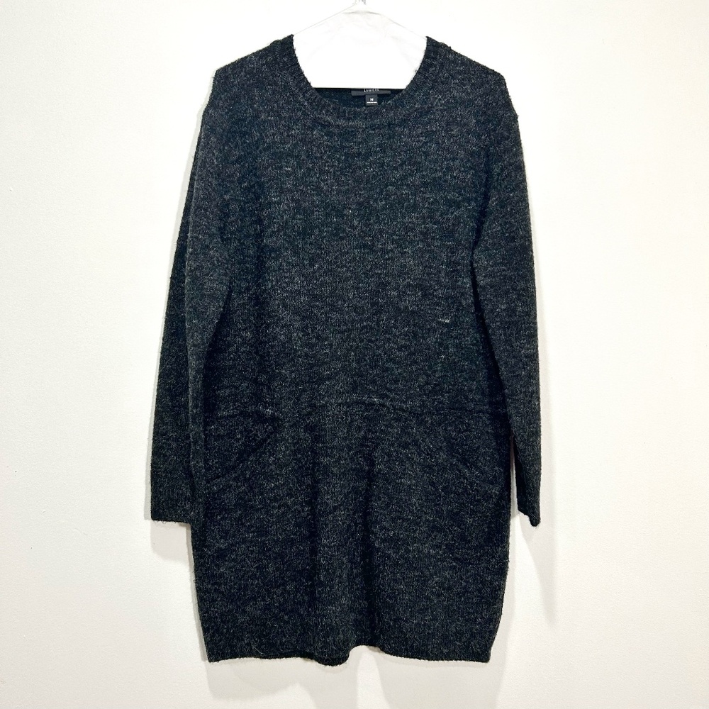 LUMIERE Black Sweater Dress with pockets  in Women's Size Medium